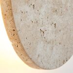 Circle Travertine Wall Lamp - Image 6