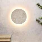 Circle Travertine Wall Lamp - Image 9