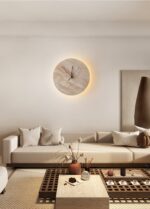 Clock Travertine Wall Lamp - Image 16