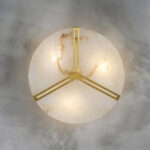 Clocks Alabaster Ceiling Light - Image 8