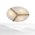 Clocks Alabaster Ceiling Light - Image 12