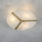 Clocks Alabaster Ceiling Light - Image 19