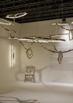 Cloud Rings Series Brass Chandelier - Image 16