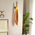 Cocoa Leaf Wall Sconce - Image 4