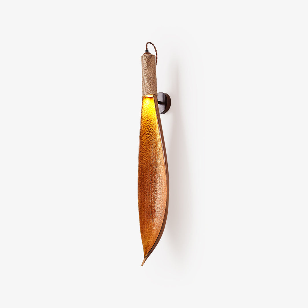 Cocoa_Leaf_Wall_Sconce__17.jpg Cocoa Leaf Wall Sconce - Image 1