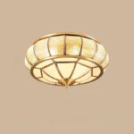 Colonial Glass Drum Ceiling Light - Image 20
