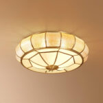 Colonial Glass Drum Ceiling Light - Image 19