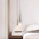 Concrete Pleated Pendant Lamp - Image 14