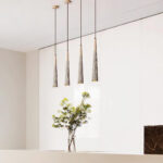 Concrete Pleated Pendant Lamp - Image 15