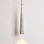 Concrete Pleated Pendant Lamp - Image 17