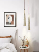 Concrete Pleated Pendant Lamp - Image 7