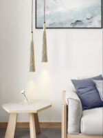 Concrete Pleated Pendant Lamp - Image 9