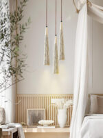 Concrete Pleated Pendant Lamp - Image 11