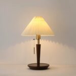 Cone Pleated Fabric Table Lamp - Image 12