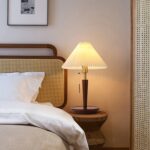 Cone Pleated Fabric Table Lamp - Image 10
