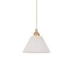 Conical Brass Pendant Lamp - Image 14