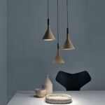 Conical Concrete Pendant Light - Image 5