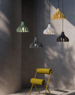 Coral Resin Pendant Lamp - Image 3