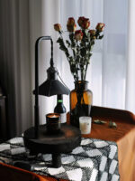 Cordero Wooden Stool Table Lamp - Image 13