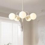Cream Ball Chandelier - Image 4