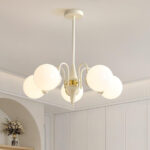 Cream Ball Chandelier - Image 2