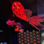 Crimson Swirl Koi Chandelier - Image 11