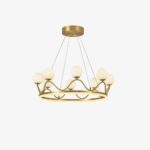 Crown Brass Chandelier - Image 5