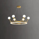 Crown Brass Chandelier - Image 15