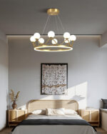 Crown Brass Chandelier - Image 4