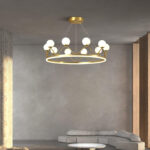 Crown Brass Chandelier - Image 7