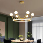 Crown Brass Chandelier - Image 2