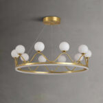 Crown Brass Chandelier - Image 3