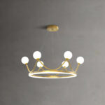 Crown Brass Chandelier - Image 10