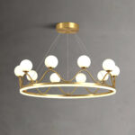 Crown Brass Chandelier - Image 12