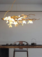 Crushed Natural Stone Chandelier - Image 16