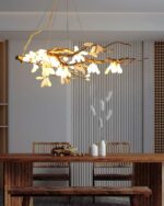 Crushed Natural Stone Chandelier - Image 4