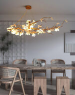 Crushed Natural Stone Chandelier - Image 6