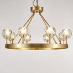 Crystal Round Golden Chandelier - Image 15
