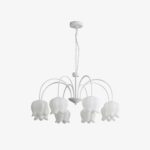 Curved Arm Bell Chandelier - Image 4