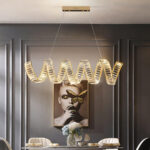 Curved LED Chandelier - Image 4
