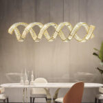Curved LED Chandelier - Image 6