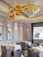 Swaying Leaves Chandelier - Image 8