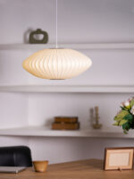 Bubble Mulberry Silk Pendant Lamp - Image 6