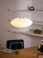 Bubble Mulberry Silk Pendant Lamp - Image 8