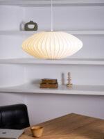 Bubble Mulberry Silk Pendant Lamp - Image 7