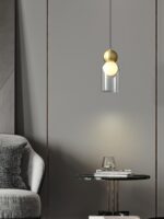 Dani Brass Pendant Lamp - Image 3