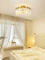 Decorative Pattern Glass Round Chandelier - Image 12