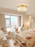 Decorative Pattern Glass Round Chandelier - Image 11