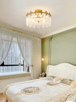 Decorative Pattern Glass Round Chandelier - Image 15