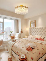 Decorative Pattern Glass Round Chandelier - Image 8